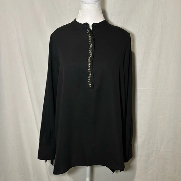 Simply Vera Vera Wang jeweled top size medium - Picture 1 of 6